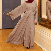 Edchen Women Musliman Abaya duga haljina cvjetna tiskana vintage kaftane islamske maxi žene haljine