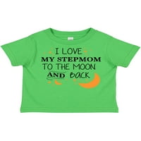Inktastic Volim svoj maćeh do mjeseca i leđa poklon malih dječaka majica ili majica mališana