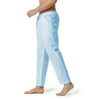 Aaimomet muški duks sa džepovima Ležerne prilike za kućne hlače Struk labave pamučne muške hlače