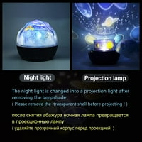Zvezda noćna svjetlost, planeta projektor Zemljani univerzum LED lagano šareno zvjezdano nebo Dječja