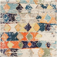 Rugs.com Vivid kolekcija - FT Square Svelory Srednjoročni tepih savršen za dnevne sobe, kuhinje, ulaska