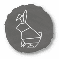 Origa zečevi Geometrijski oblik okrugli bacanje jastuk za kućni ukras jastuk