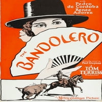 The Bandolero Renee Adoree Holding A Fan 1924. Movie Poster Masterprint