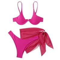 Kupaći kostimi za žene Bikini set tiskana dva plaža Nose vruće bikini set kupaćim kostima plus veličine