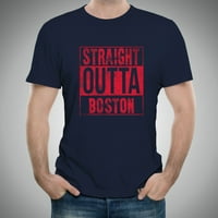 Campus Odjeća Ravna majica Boston - velika - mornarica