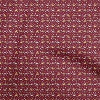 Onuone pamuk poplin maroon tkanina šarena dinosaur crtana haljina materijal tkanina za ispis tkanina sa dvorištem široko