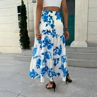 HHEI_K Modni ženski stil Lično lično slatko print suknje casual labava suknja za odmor