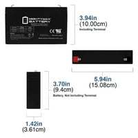 6V 7Ah SLA baterija za Eaton Powerware PW5115-750RM UPS - Pack