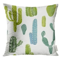 Zeleni sočni kaktus egzotični biljni tropski pustinjski jastučni jastučnica