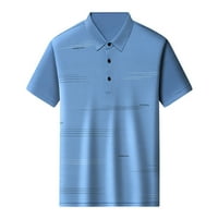 Muška modna majica casual kratkih rukava za golf majice na ledu svileni materijal majice visoke znake za velike muškarce Vintage T majice