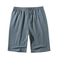Penkaiy ljetni muški modni casual tie-dye Solid labavi svijetli sportski šorts muške ljetne kratke hlače