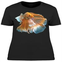 Betta riba narančasta majica za trasnparentne žene -image by shutterstock, ženska 3x-velika