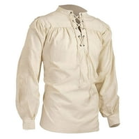 Muška posadna dukserica modna košulja u boji zavoja dugih rukava Medie majica Gothic Man casual bluza