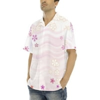 Muška modna bluza Top Tropic Style Print Hawaii Summer Majica Muške košulje s kratkim rukavima Down