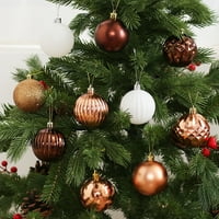 Temacd Bo Božićne kuglice Viseće kuglice u boji u boji kuglice za odmor scena izgled DIY dodaci Božićni drv Privjesak za kućne zabave za ukrašavanje