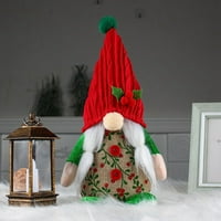 Santa Gnome plišane ukrase ručno rađenih ukrasa za Božić, Valentine, Dan zahvalnosti Švedski Gnome Day,