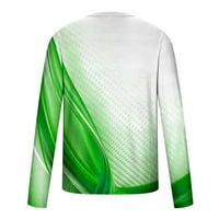 CLlios muške grafičke majice Casual 3D tisak košulje s dugim rukavima Stilski pulover TOP modni modni