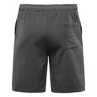 Umitay kratke hlače za muškarce Muške modne ležerne pune boje pamučne kratke hlače za plažu sportske