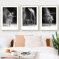 Wekity balet solo zid umjetno platno print plakat, jednostavna modna crno-bijela fotografija umjetnička dekoracija za kućnu dnevnu sobu ured za spavaće sobe