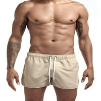 Luxplum muške kratke hlače od pune boje kupaćim kostima elastičnog struka lagana svjetla za brzo sušenje