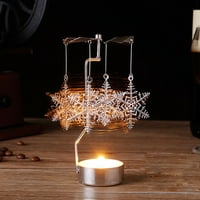 Wepro vruće predenje rotacijske metalne karusel čaj za čaj za čaj za svijeće Standardno svjetlo Xmas
