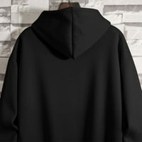 Zip up hoodie žene predimenzionirane duksere sa džepom s kapuljačom s dugim rukavima