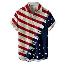 Muški patriotski tines grafički otisci spuštaju majice