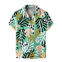 Muške majice Muška ljetna moda casual print morska majica na plaži Kratki rukav Havajska majica za muškarce