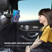 Nulaxy autos za glavu za glavu, 360 ° okretni nosač nosača nosača sa sigurnosnim bravom za djecu kompatibilna sa svim pametnim telefonima iPads Pro Air mini prekidač 4 - 12,9
