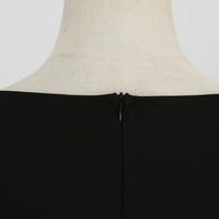 CETHRIO Ljeto Maxi haljina za žene - seksi božićni otisak modnog dugih rukava četvrtasti vrat dame tanka