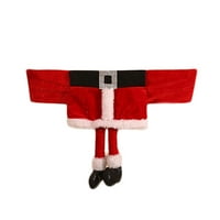 Fugseused Božić Santa Claus Elf Noge Blagovaonica Spašaj Poklopac Kuhinja Svečani dekor