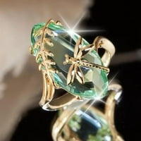 Bacc pribor Moda Jednostavni zlatni biserni dijamantni cirkonski dame prstenastog zglobnog prstena zvona