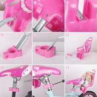 Biciklistička oprema za lutku za igračku za sjedala za sjedalo za dječji bicikl sa DIY STIC