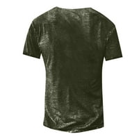 HANAS Muška ljetna majica 3D štampanje Street casual majica s kratkim rukavima Down Text Tisak odjeće
