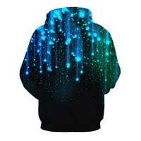 Awdenio Hoodies za Cleance ForceFashion Casual Leasual Digital Tiskanje Sportski pulover Bluza s dugim