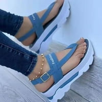 Jsaierl platforme sandale za žene Dressy Ljeto, ljetne dame Clip-nožni prsti debele cipele Ležerne sandale