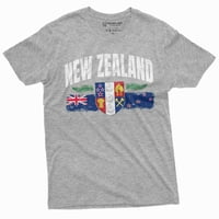 Novozelandska majica Muški ženski kivi Novozelandska zastava za zastavu
