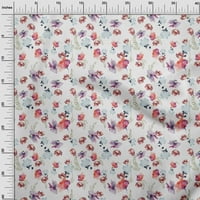 Onoone pamuk Fle Flower White tkanine i odlično tkaninu za vodu za šivanje tkanine za štampanje sa dvorištem