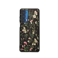 Floral-telefonska futrola, deginirana za Motorola Moto Edge Case Muške žene, Fleksibilan silikonski