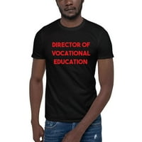 Crvena direktorica stručnog obrazovanja pamučna majica kratkih rukava po nedefiniranim poklonima