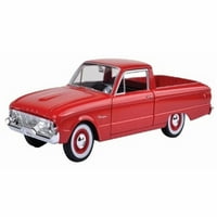 Ford Ranchero Pick-up, Crvena - prikazuje - Scale Diecast Model igračka automobila