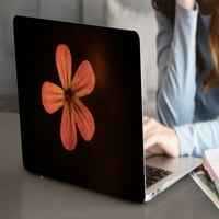 Kaishek Hard Case Cover Compatibible MacBook Pro S + crni poklopac tastature A M1, tip C Cvijet 0135