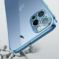 Crystal Clear Case kompatibilan sa iPhone Pro MA prozirni udarnim ultra tankim karikom-plavim