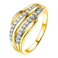 Prstenovi podesivi nakit elegantni dragi Ljubavni prstenski ukrasi ukrasi