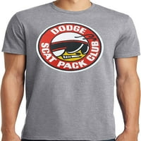 Jhpkjbig i visoki licencirani Dodge Super Bee ili Dodge Scat Club Logo majica