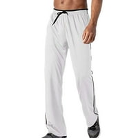 Pxiakgy muški džepovi koji rade prozračne hlače sa pantalone na zatvaračima Zipper mreža Jogger Muške