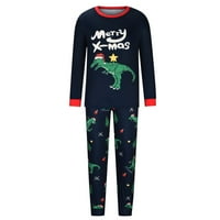 Dadaria Božićne pidžame za obiteljske božićne muškarce mamaše tiskane top + hlače xmas Porodično podudaranje