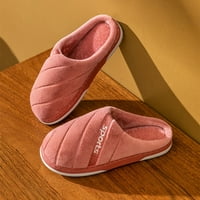 FVWitlyh papuče za ženske zatvorene vanjske papuče klizne na zimske parove žene topli dom Baotou plišani