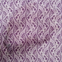 Onuone pamučne kambričke lagane ljubičaste tkanine blok šivaće tkanine sa dvoricom tiskanim diy odjećom