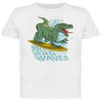 Dinosaur na majici za surfanje Muškarci -Mage by Shutterstock, muški mali
